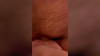 Getting fucked with cum shot