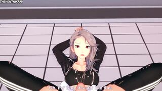 Sae Gives You a Footjob To Train Her Sexy Body! Persona 5 Feet Hentai POV