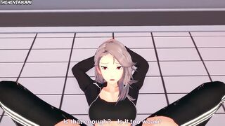 Sae Gives You a Footjob To Train Her Sexy Body! Persona 5 Feet Hentai POV