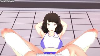 Kawakami Gives You a Footjob To Train Her Sexy Body! Persona 5 Feet Hentai POV