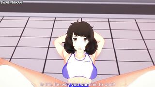 Kawakami Gives You a Footjob To Train Her Sexy Body! Persona 5 Feet Hentai POV