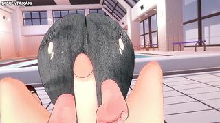 Marin Kitagawa Gives You a Footjob To Train Her Sexy Body! My Dress-Up Darling Feet Hentai POV