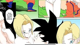 Android 18 Anally Fucked By Goku, Receives Anal Creampie