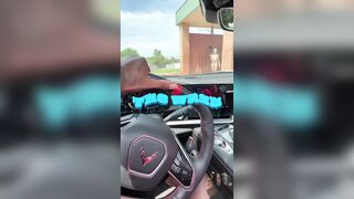 Snowbunny bitch went home with black guy after pulling up to her job in a Corvette