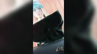 Snowbunny bitch went home with black guy after pulling up to her job in a Corvette