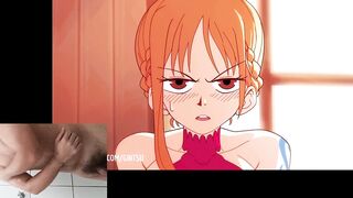 Luffy and Nami in Hard Sex Finishing With Creampie One Piece Hentai