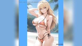 Cartoon Pics - Blonde in Bikini looking sexy