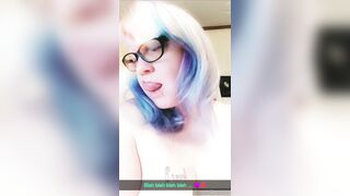 Horny blue eyed princess teasing that hard cock!