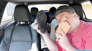 Shy Eddy Goes To A Snyft Ride With Matt To Get Foot Worship