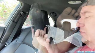 Shy Eddy Goes To A Snyft Ride With Matt To Get Foot Worship