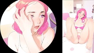 Pink-Haired Cum Slut - Hardcore Hentai Orgy with Anal, Oral. Nonstop Action. Hinata Studio