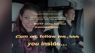 Big lips babe chats on behind porn scenes podcast riding in car about live comedy stage shows hosting/performing - Lelu Love