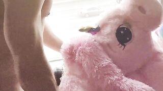 MLP pink unicorn gets fucked hard til cum