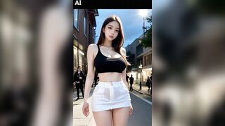 4k Ai art realistic sexy asian girls POV compilation #7