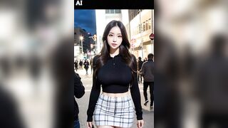 4k Ai art realistic sexy asian girls POV compilation #7