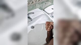 Caught roommate masturbating in the bathroom watching pornhub