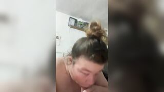 BBW sucking Big Cock