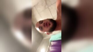 TRANS GUYS JERKS OFF IN PUBLIC SHOWERS