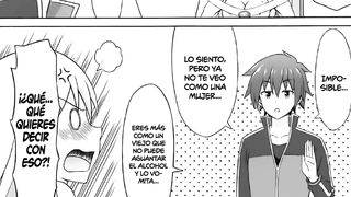 KAZUMA X MEGUMIN X DARKNESS - Konosuba Night Explosions - Doujin in Spanish